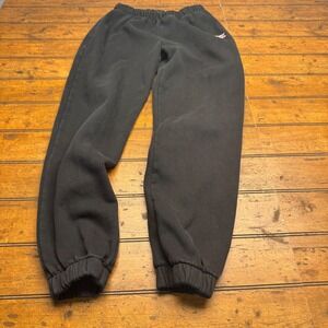 John Galt‎ Black New York Embroidered Jogger Sweatpants Women's Lounge Casual